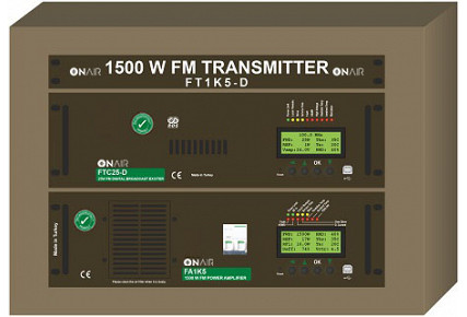 FT1K5-D - 1500 W Émetteur Numérique FM