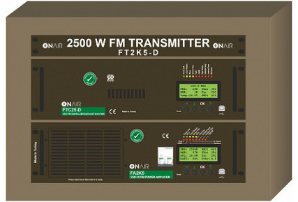 FT2K5-D - 2500 W FM Émetteur Numérique