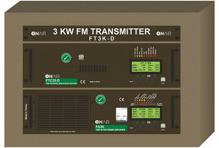 FT3K-D - 3000 Вт FM цифровой передатчик