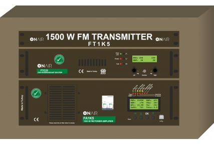 FT1K5 - 1500 W Pemancar Digital FM