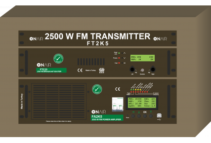 FT2K5 - 2500 W Émetteur Numérique FM