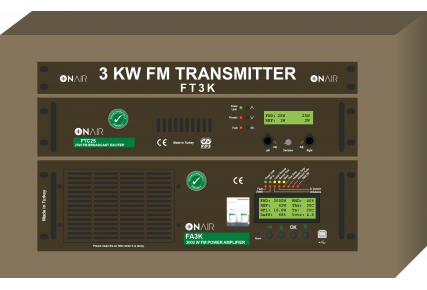 FT3K - 3000 Вт FM цифровой передатчик