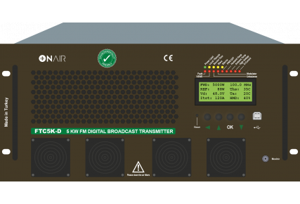 FTC5K-D - 5000 W FM Compact Transmitter