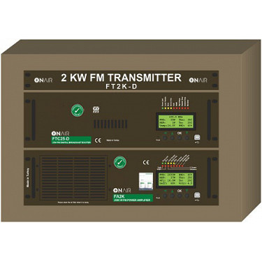 FT2K-D - 2000 Вт FM цифровой передатчик