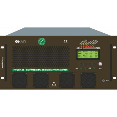 FTC5K-D - 5000 W FM Compact Transmitter