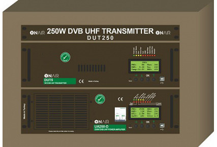 DUT250 - 250 W DVB-T/T2 UHF TRANSMITTER