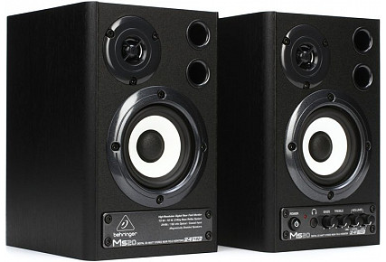 MS20 - Behringer 20 Watt Stereo Near Field Studio Monitor Speakers