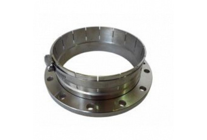 EIA 6-1/8 Flange with clamping connection for 6-1/8 Rigid Line