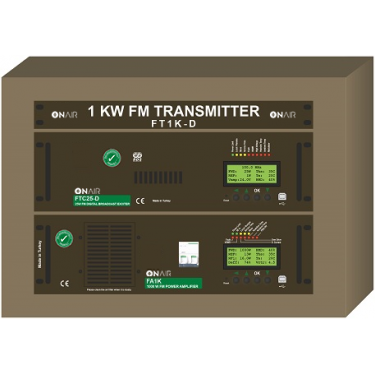 FT1K-D - 1000 Вт FM цифровой передатчик