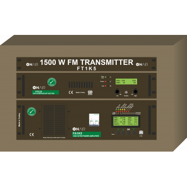 FT1K5 - 1500 W Pemancar Digital FM