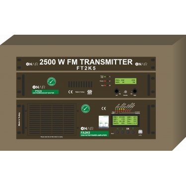FT2K5 - 2500 Вт FM цифровой передатчик