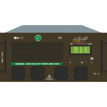 VA500-D - 500 W DVB-T AMPLIFICATEUR VHF