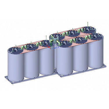 CFM3-10K-3 - 3x10kW Triple Cavity FM Star Combiner