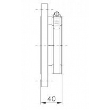 EIA 4-1/16 Flange with clamping connection for 4-1/16 Rigid Line